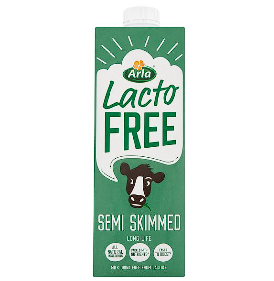 Arla Lactofree Long Life Semi Skimmed Milk 1L