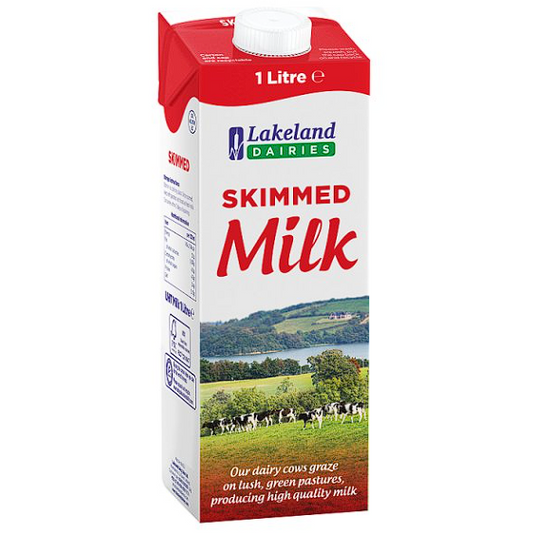 12 Skimmed Milk 1 Litre bottles