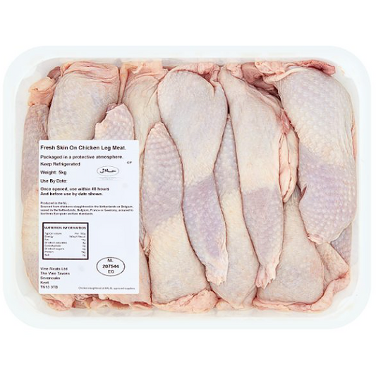 Halal Skin On Chicken Leg Meat 5kg