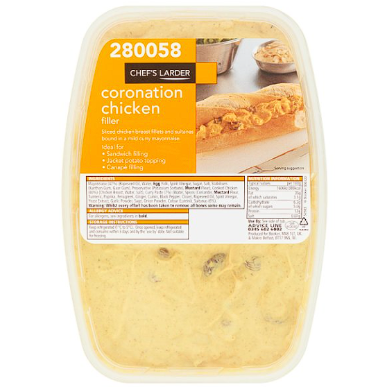 Coronation Chicken Filler tub 1kg