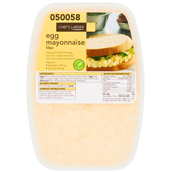 Egg Mayonnaise Filler. 1kg