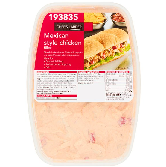 Mexican Style Chicken Filler 1kg