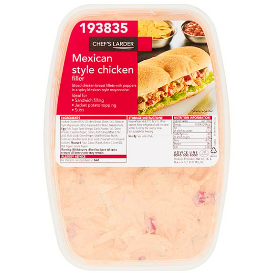 Mexican Style Chicken Filler 1kg