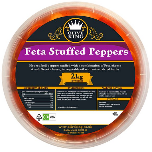 Feta Stuffed Peppers 2kg