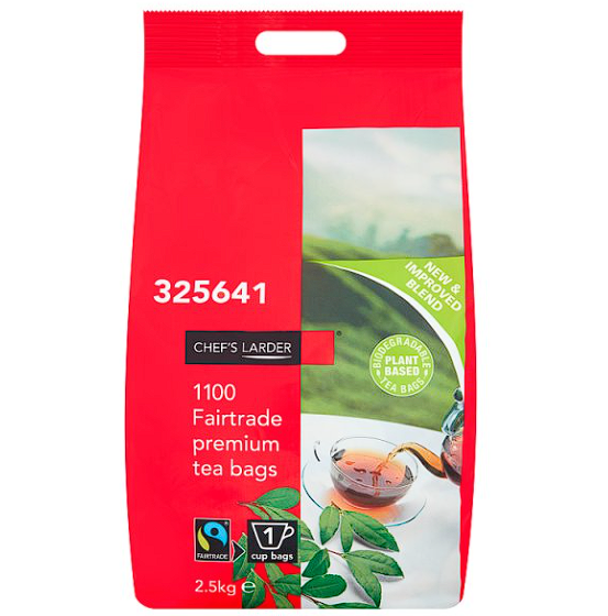 Fairtrade Premium Tea Bags 2.5k