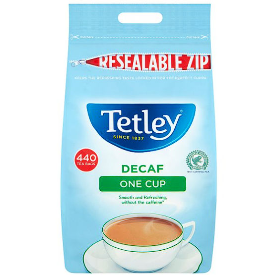 Tetley Decaf One Cup 440 Tea Bags