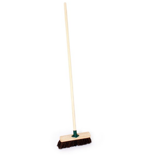 Stiff Broom & Handle 28cm