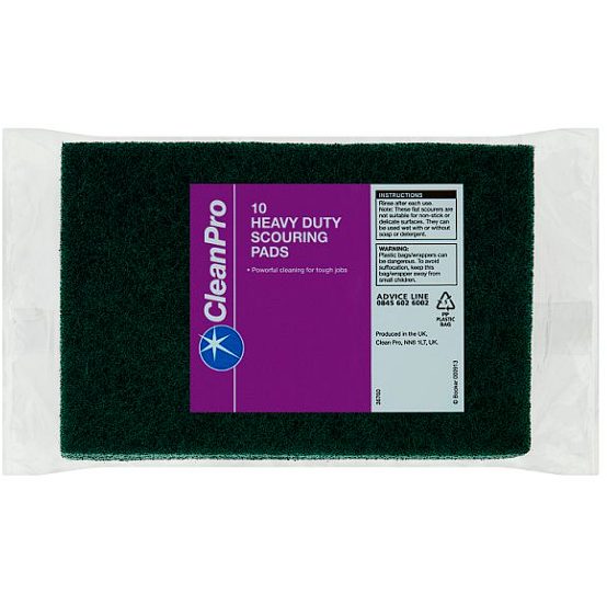 10 Heavy Duty Scouring Pads