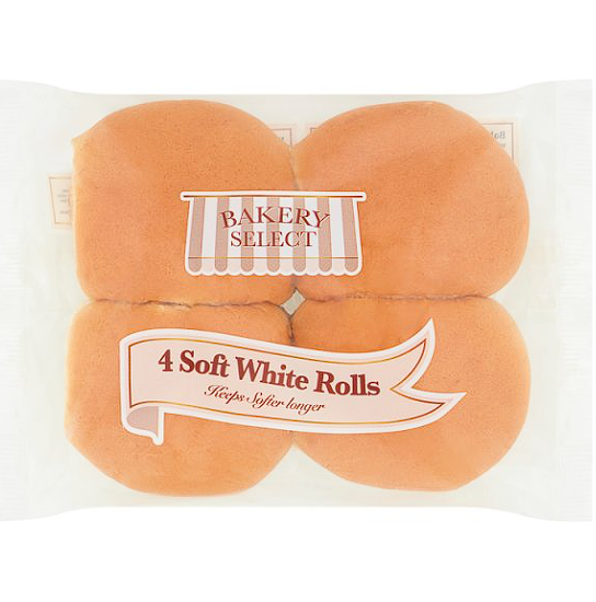 4 Soft White Rolls