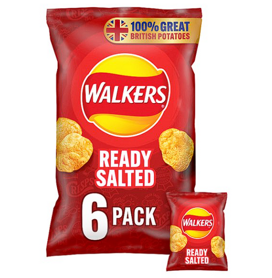 Ready Salted Multipack Crisps