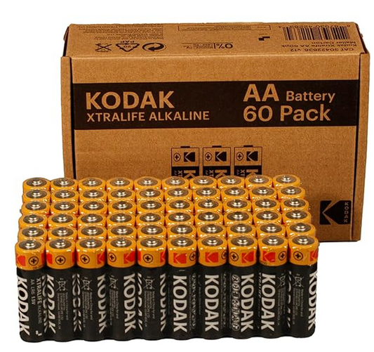 KODAK AA Batteries 60 Pack